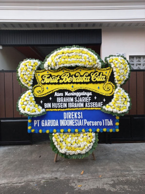 Papan Bunga Duka di Singaran Pati